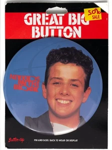 VINTAGE NKOTB Great Big Button Joey NEW KIDS ON THE BLOCK NEW - Picture 1 of 4