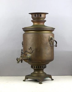 Vintage Samovar sobre Madera Batsheva TULA 5 L No funciona - Solo para decoración - Imagen 1 de 9