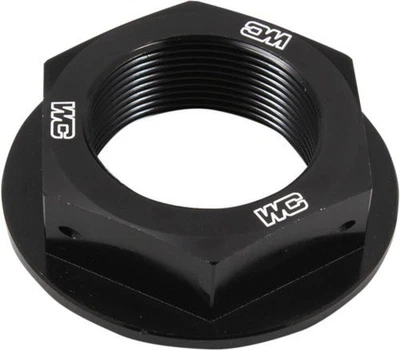 Works Connection Steering Stem Nut - Black Motorcycle ATV/UTV Street Bike 24-370 - Image 1 of 4