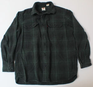 Camisa vintage de franela tejida con botones para hombre Levi's talla M - Imagen 1 de 5