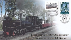 Cubierta ferroviaria de Buckingham 2009 R56 CENTENARIO DE LA VAPORIZACIÓN DE LA K1 GARRATT - Imagen 1 de 2