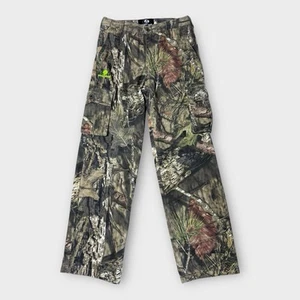 Mossy Oak Youth Boys 14/16 XL Camo Cargo Pants Hunting Casual Adjustable Waist - Picture 1 of 10