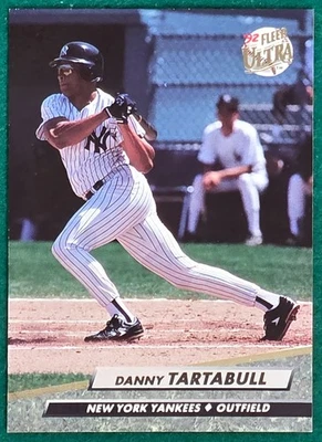 Tarjeta de béisbol Danny Tartabull - 1992 Fleer Ultra #417 - Yankees de Nueva York Foto 1 de 3