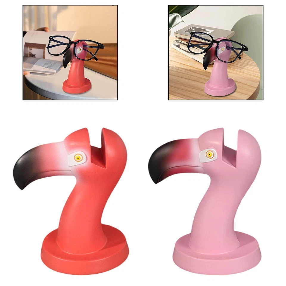 Flamingo Eyeglass Holder Display Stand for Home Dresser Versatile Accessories - Image 1 of 1