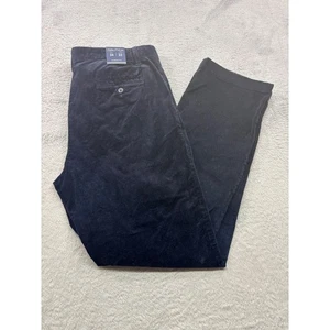 Nautica Classic Fit Corduroy Pants Navy Blue Men's 34x32 Casual Trousers - Picture 1 of 4
