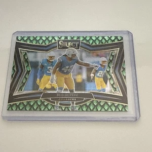 2024 Select Football Bud Dupree livello campo scala drago verde /70 - Foto 1 di 4