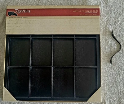 Bandeja Shadowbox 7gypsies Solo Negra Hobby Artes y Manualidades 12 x 12 x 0,75 Pulgadas Foto 1 de 3