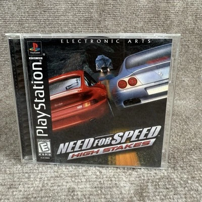 Need for Speed High Stakes PlayStation 1 PSOne CIB Black Label PS1 Adult Owned - Image 1 of 4