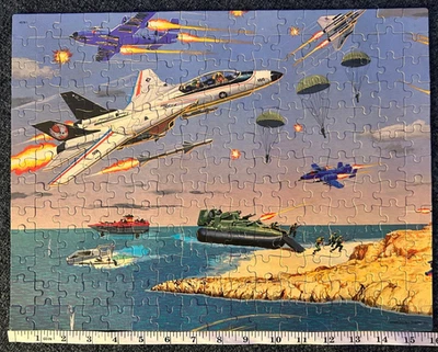 1985 GI Joe Battle 1 Пазл 221 Элемент Пазл Милтон Брэдли В комплекте - Изображение 1 из 4