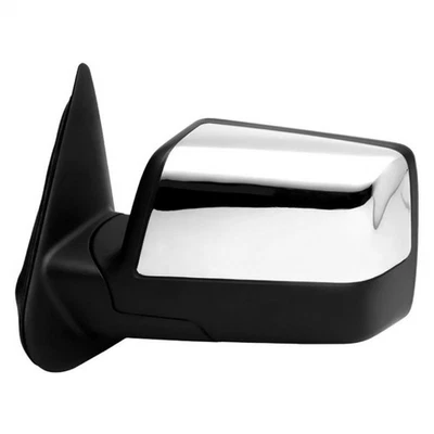For Ford Ranger 2006-2010 Door Mirror Driver Side | Chrome Manual View FO1320315 - Image 1 of 2