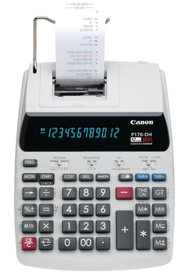 Canon Office Products 2204C001 Canon P170-DH-3 Desktop Printing Calculator - Image 1 of 4