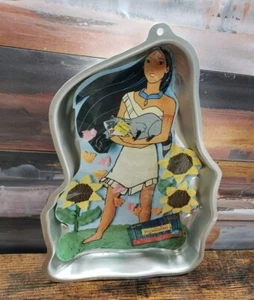 Tortiera vintage Wilton Pocahontas con inserto # 2105-3700 COMPLETA 1995-VINTAGE! - Foto 1 di 2