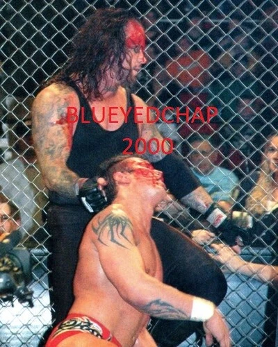 ФОТОГРАФИЯ БОРЦА ГРОБОВЩИКА ПРОТИВ РЭНДИ ОРТОНА 8 X 10 РЕСТЛИНГ WWF - Изображение 1 из 1