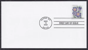 US 5676 Mountain Flora Pasqueflower (from booklet) CDS FDC 2022 - Picture 1 of 1