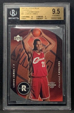 2003-04 LEBRON JAMES Upper Deck Standing O Die Cut / Embossed Rookie BGS 9.5!!