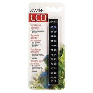 Marina Fish Tank Aquarium LCD Digital Thermometer Marine Tropical - Picture 1 of 1