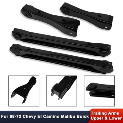 Rear Upper&Lower Trailing Arms Fit Chevy Malibu Pontiac Buick Cutlass 1968-1972 Foto 1 de 4