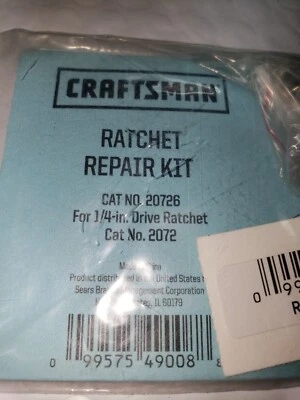 Craftsman 1/4" Ratchet Repair Kit 20726 for 1/4” Drive Ratchet 2072 - Image 1 of 3