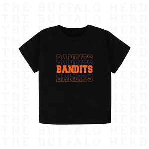 Kids Stacked Buffalo Bandits Shirt, Baby Youth Bandits Lacrosse Tee - Picture 1 of 1