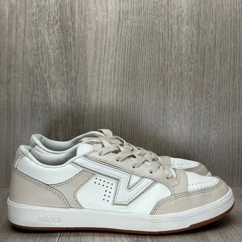 Sneakers Vans Lowland Comfycush uomo taglia 6 stringate basse piatte marshmallow bianche