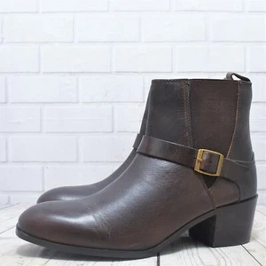 Womens Ravel Kingsley Brown Leather Zip Up Ankle Boots UK 5 EUR 38 RRP- £105 - Picture 1 of 7