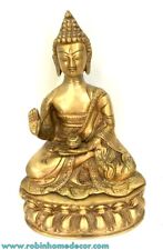 Gautam Buddha in Vitark Mudra - Tibetan Buddhist Deity (Preaching) - Brass