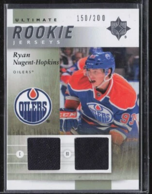 2011-12 UD ULTIMATE ROOKIE JERSEYS RYAN NUGENT-HOPKINS URJ-RN 150/200 🔥 - Image 1 of 3