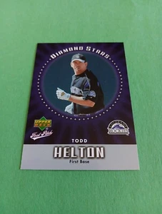 2006 Upper Deck First Pitch Diamond Stars Todd Helton Colorado Rockies #DS-12 - Picture 1 of 2