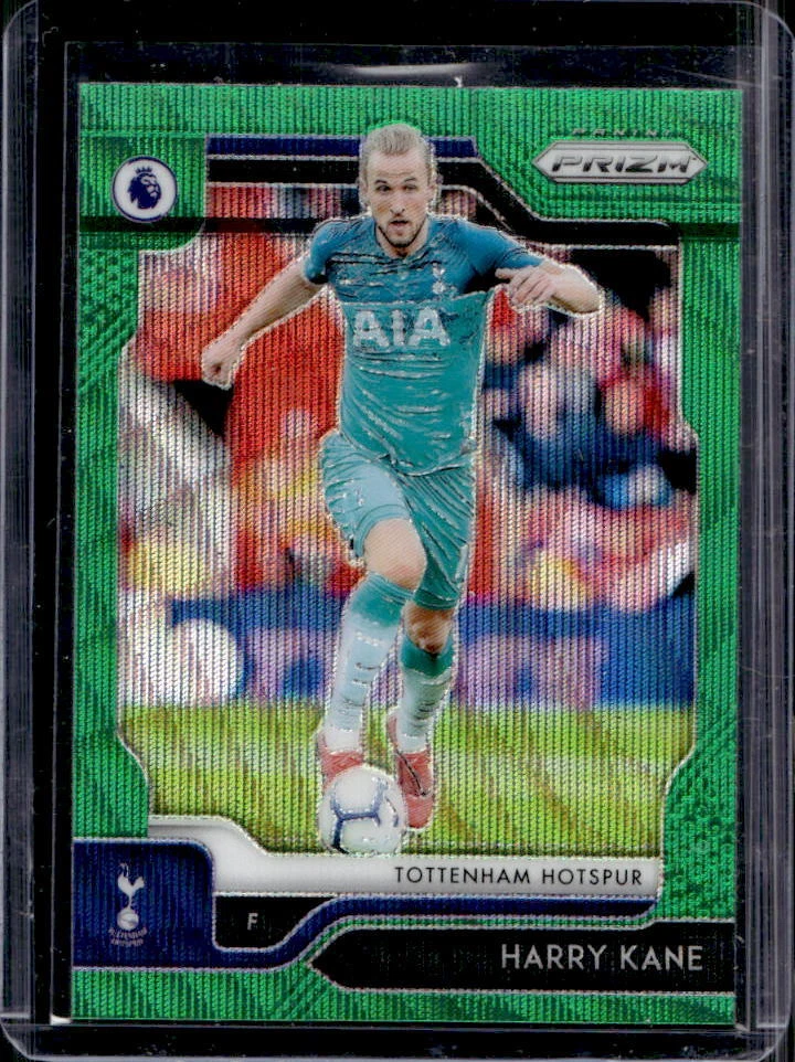 2019-20 Prizm EPL Harry Kane Green Wave Prizm #200 Tottenham Hotspur