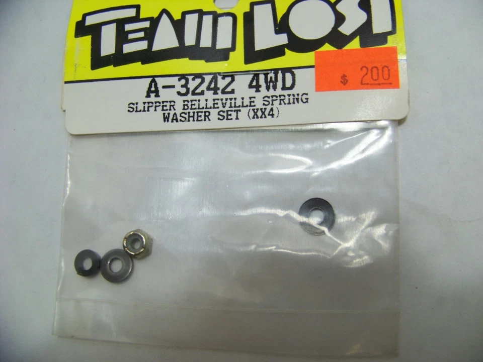 VINTAGE TEAM LOSI LOSA3242 4WD SLIPPER BELLEVILLE SPRING WASHER SET for XX4 - Image 1 of 1