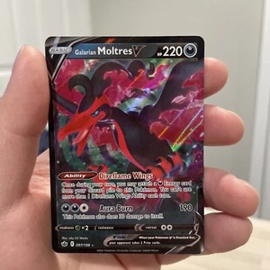 Pokemon Galarian Moltres V 097/198 Pokemon Sword & Shield Chilling Reign (NM) - Picture 1 of 3