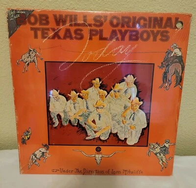 Bob Will's Original Texas Playboys Under Direction Leon McAuliffe Vinyl LP MINT - Image 1 of 4