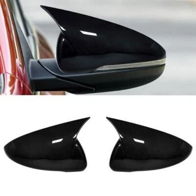 Cubierta de espejo retrovisor lateral con bocina OX negra brillante para Kia Forte K3 2019-2023 Foto 1 de 4