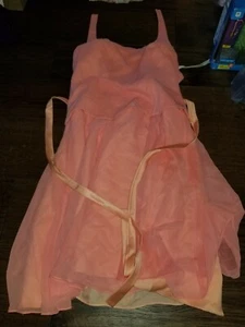 SIZE 14 FOREVER YOURS INTERNATIONAL CORAL DRESS STYLE 77114 - Picture 1 of 11