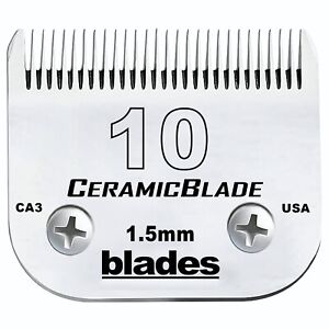#10 Blade Fit for Andis Dog Gromming Clippers Ceramic Sharp for Wahl and Oster