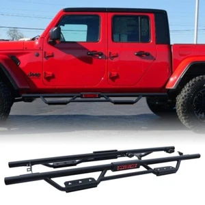 VIJAY Side Step Nerf Bars Running Board Fits Jeep Gladiator JT 2020-2025(4 Door) - Picture 1 of 10