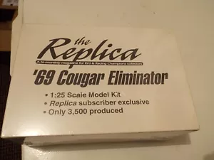 RARE VINTAGE SUBSCRCIBER 1:25 Scale The Replica 1969 Cougar Eliminator *NEW* - Picture 1 of 4