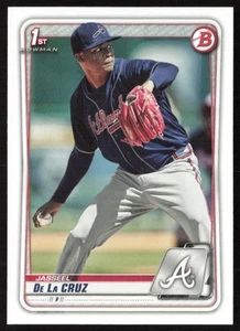 2020 Bowman Prospects Jasseel De La Cruz #BP-115 Atlanta Braves - Picture 1 of 2
