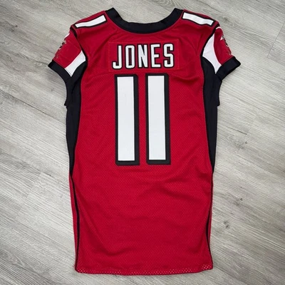 Футболка JULIO JONES командный выпуск Atlanta Falcons 2014 профессиональный покрой подлинная - Изображение 1 из 4