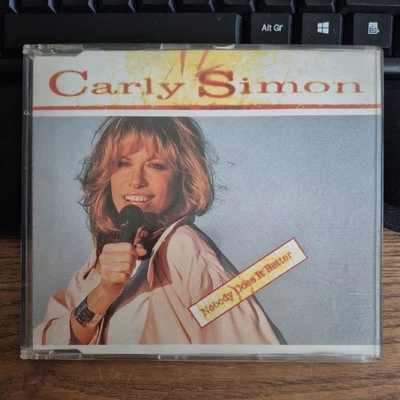 RARE CARLY SIMON NOBODY NDOES IT BETTER UK CD SINGLE ARISTA 661807 — 第 1/2 张图片