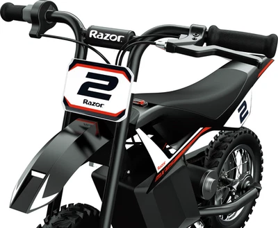 Razor Dirt Rocket MX125 Electric Dirt Bike - Black Age 7+ - Image 1 of 4