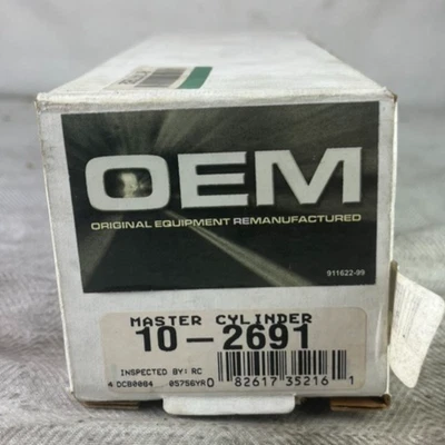 OEM 10-2691 Brake Master Cylinder Reman fits; Ford Bronco 1994-1996 - Image 1 of 4