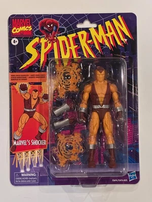 Hasbro Marvel Legends Retro Spider-Man 6” Figura de Acción Shocker Serie Animada  Foto 1 de 3