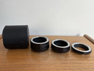 Asahi Pentax K Mount Extension Tube Ring Set 1 2 3 PK   Japan. Case - Image 1 of 4