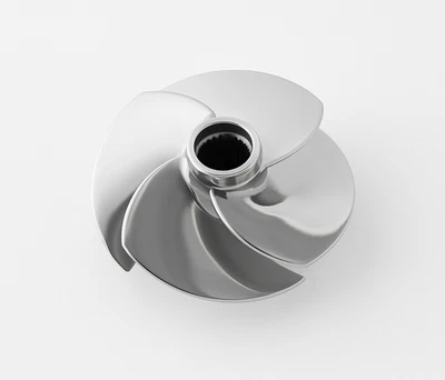 Polished Stainless Steel PWC Impeller – Fits Sea-Doo Jet Ski - 161mm - 13/16 - Image 1 of 2