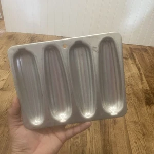 Vintage cornbread Tin molds corn shaped bread pan Muffin Tray Baking - Picture 1 of 7