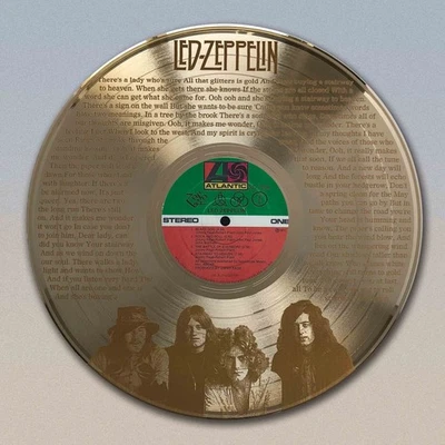 Led Zeppelin - Stairway To Heaven laser etched LP record wallart M4 - Image 1 of 4