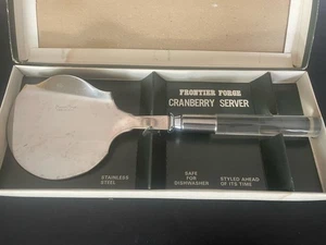 Coltello da servizio vintage Frontier Forge mirtillo acrilico manico lucite - Foto 1 di 1