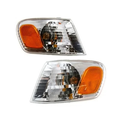 For 2001-2002 Toyota Corolla Pair Signal Lights Driver&Passenger Side w/ Bulbs - Image 1 of 4