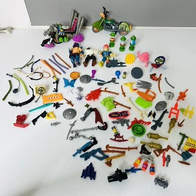 Vintage TMNT Teenage Mutant Ninja Turtles Weapons and Accessories Motorcycles - Image 1 of 4
